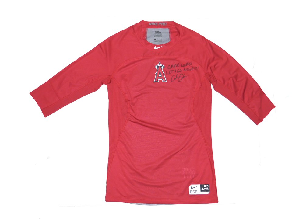Coleman Crow 2022 Game Worn & Signed Official Los Angeles Angels