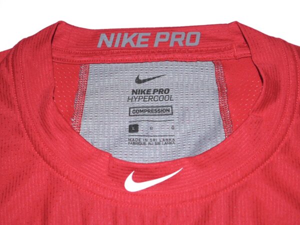 Coleman Crow 2022 Game Worn & Signed Official Los Angeles Angels Nike Pro Hypercool Compression Shirt