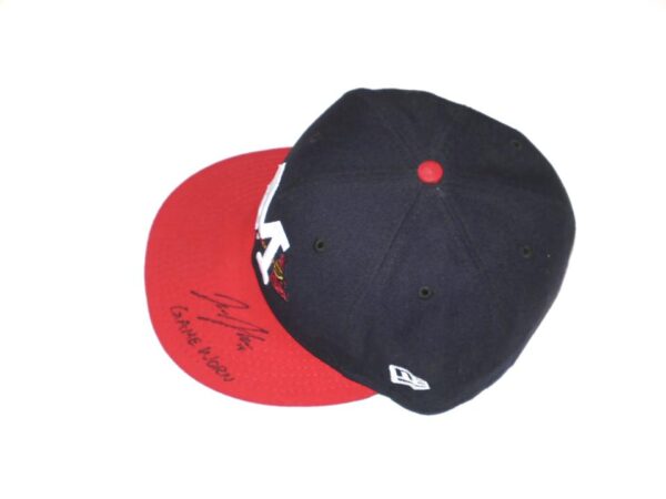 Jake Higginbotham 2022 Game Worn & Signed Official Mississippi Braves New Era 59FIFTY Hat