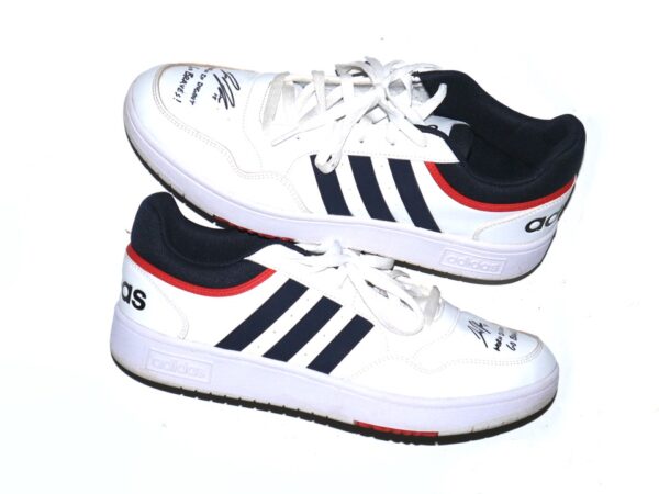 Jake Higginbotham 2022 Mississippi Braves Dugout Worn & Signed Adidas Shoes