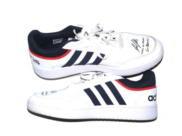 Jake Higginbotham 2022 Mississippi Braves Dugout Worn & Signed Adidas Shoes