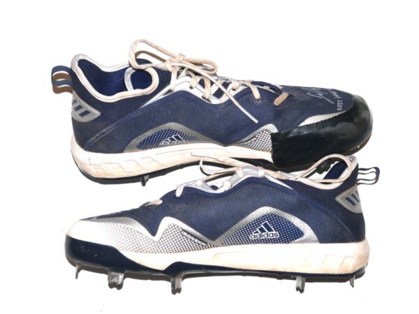 Jake Higginbotham 2022 Mississippi Braves Game Worn & Signed Adidas Baseball Cleats