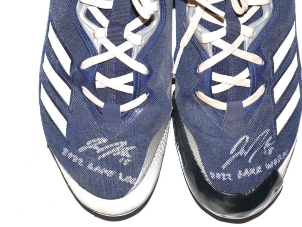 Jake Higginbotham 2022 Mississippi Braves Game Worn & Signed Adidas Baseball Cleats