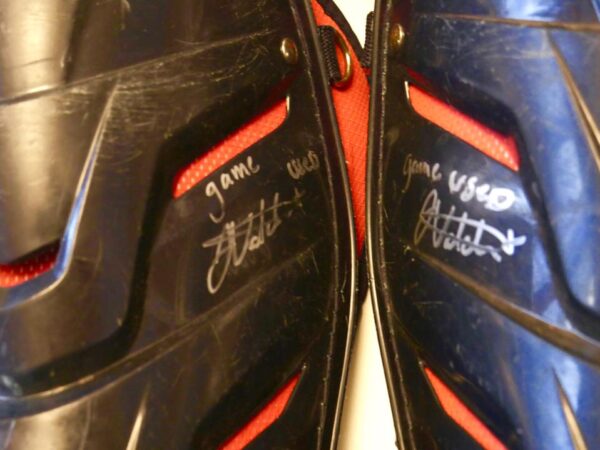 Javier Valdes Rome Braves Game Used & Signed All-Star 7 AXIS LG30WPRO Leg Guards