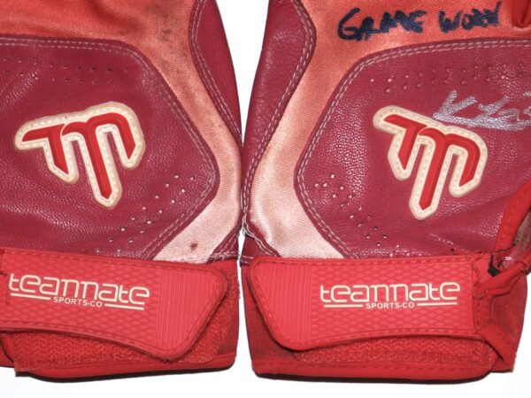 Kevin Josephina 2022 Fortitudo Bologna Game Worn & Signed Teammate Batting Gloves