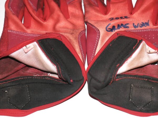 Kevin Josephina 2022 Fortitudo Bologna Game Worn & Signed Teammate Batting Gloves