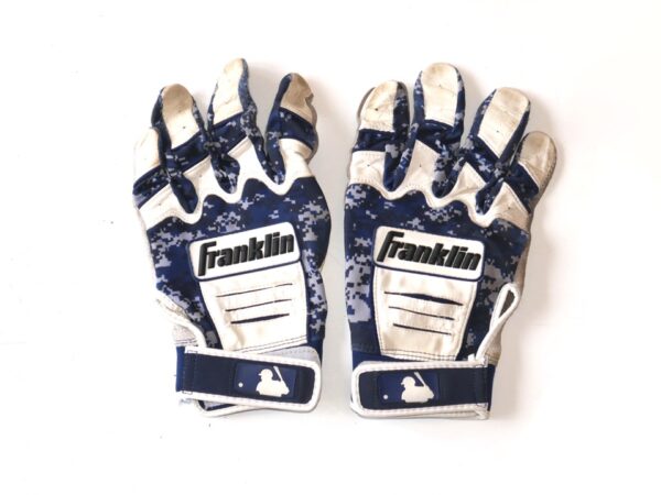 Landon Stephens 2022 Rome Braves Game Worn & Signed Franklin Batting Gloves