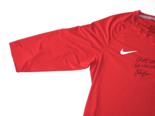 Coleman Crow 2022 Game Worn & Signed Official Los Angeles Angels Nike Dri-Fit Shirt