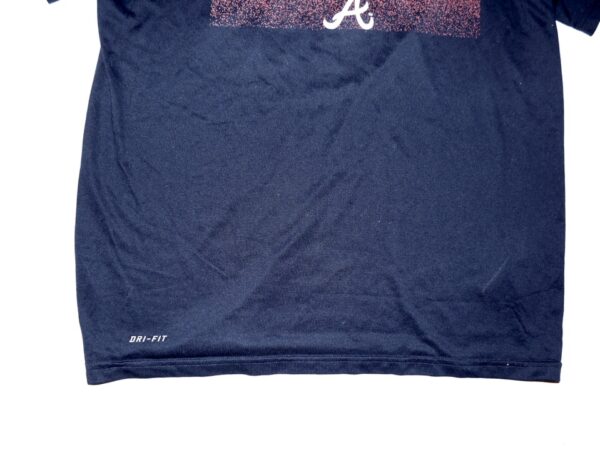 Jake Higginbotham Game Worn & Signed Official Atlanta Braves Baseball #49 Nike Dri-Fit Shirt