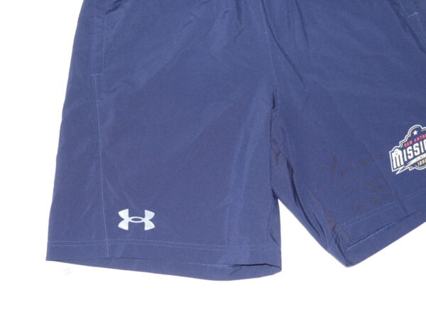 Tom Cosgrove 2022 Practice Worn & Signed Official San Antonio Missions Under Armour Shorts