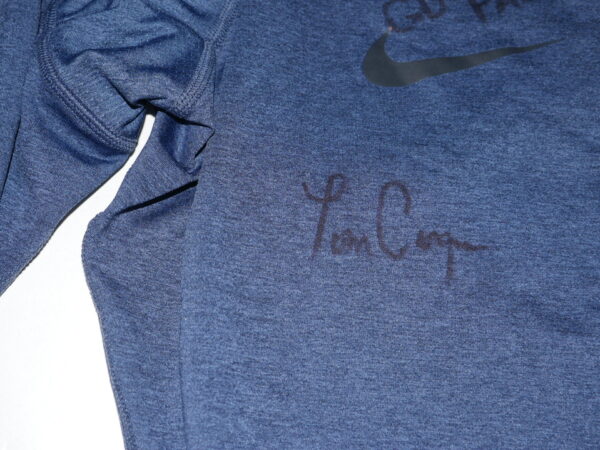 Tom Cosgrove 2022 San Antonio Missions Game Worn & Signed Blue Nike Pro Dri-Fit Tight Fit Leggings