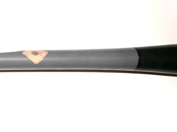 Drew Lugbauer 2023 Atlanta Braves Game Used & Signed SAM Rideau Crusher Maple DL1 Baseball Bat - Missing Huge Piece!