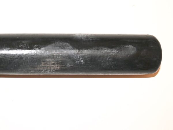 Drew Lugbauer 2023 Atlanta Braves Game Used & Signed SAM Rideau Crusher Maple DL1 Baseball Bat - Missing Huge Piece!