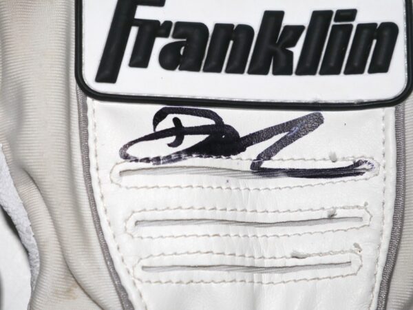 Drew Lugbauer 2023 Atlanta Braves Game Worn & Signed Franklin Batting Gloves - Worn In Spring Training!