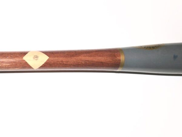 Drew Lugbauer 2023 Atlanta Braves Game Used & Signed SAM Rideau Crusher Maple KB1 Baseball Bat - CRACKED