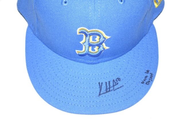 Kutter Crawford Team Issued & Signed Official Boston Red Sox City Connect New Era 59FIFTY Hat - Worn In Dugout!