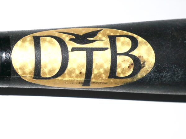 Cody Milligan 2022 Mississippi Braves Game Used & Signed Dove Tail DTB Baseball Bat - CRACKED