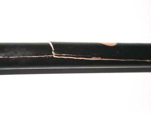 Cody Milligan 2022 Mississippi Braves Game Used & Signed Dove Tail DTB Baseball Bat - CRACKED