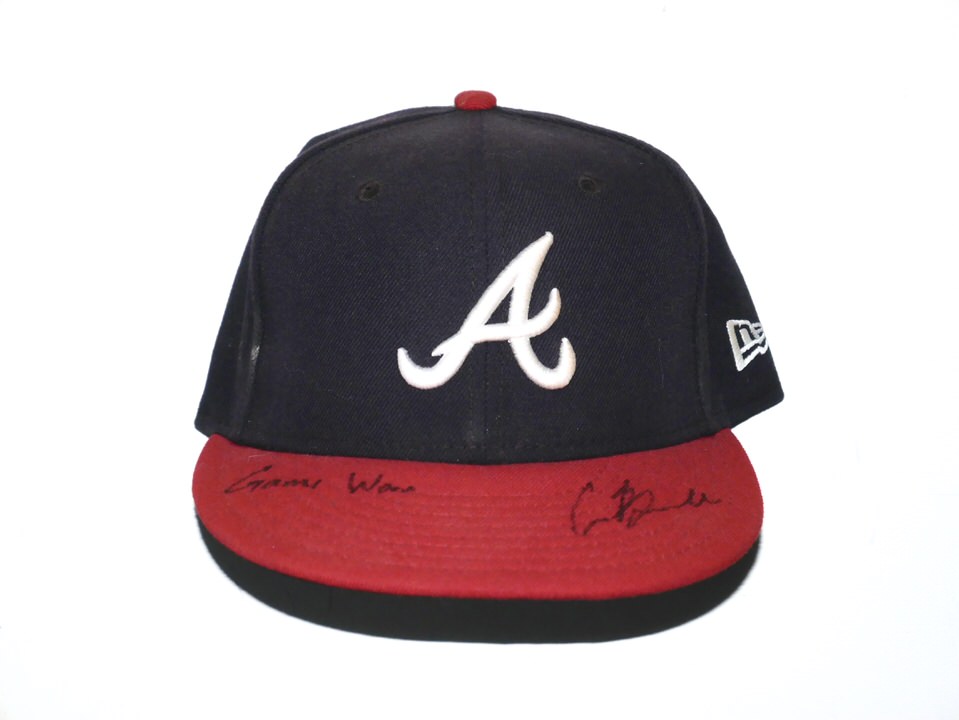 Cade Bunnell Team Issued & Signed Official Gray Atlanta Braves