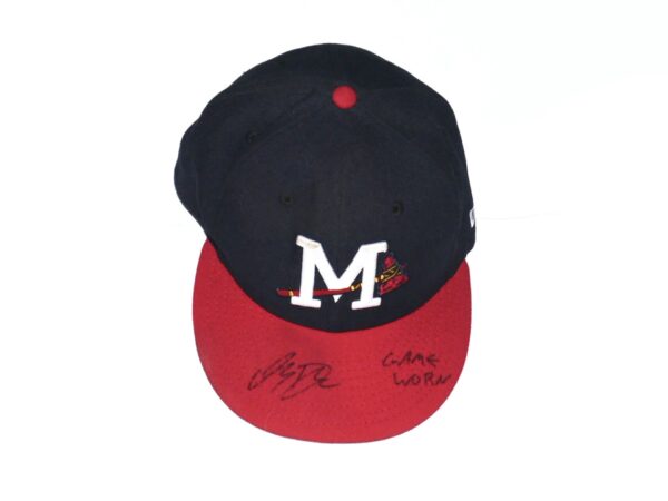 Indigo Diaz 2021 Game Worn & Signed Official Mississippi Braves Road New  Era 59FIFTY Fitted Hat - Big Dawg Possessions