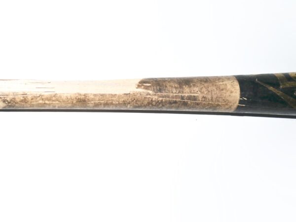 Jalen Miller 2018 San Jose Giants Game Used & Signed Louisville Slugger C271 Maple Baseball Bat – CRACKED