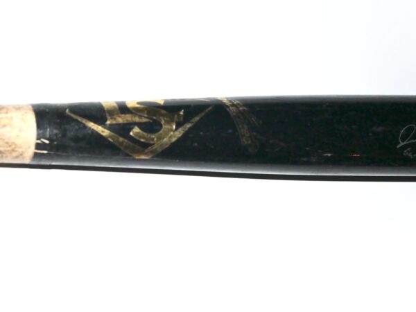 Jalen Miller 2018 San Jose Giants Game Used & Signed Louisville Slugger C271 Maple Baseball Bat – CRACKED