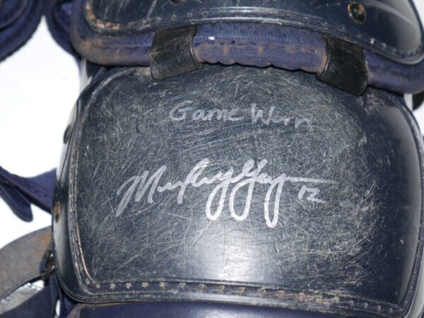 Mickey Gasper 2022 Somerset Patriots Game Worn & Signed All Star LG40WPRO Leg Guards - Good Use!