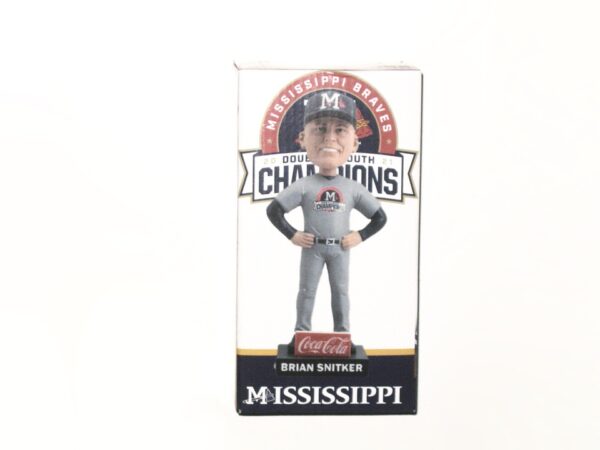 Brian Snitker Mississippi Braves 2021 Double-A South Champions Bobblehead - Brand New In Box!!!