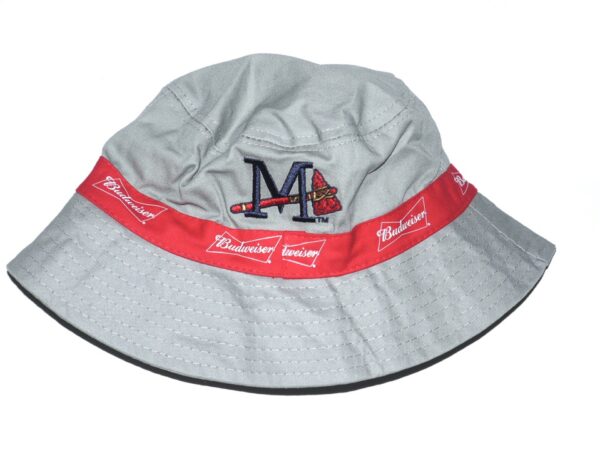 Indigo Diaz 2022 Team Issued & Signed Mississippi Braves Floppy Cap - Promotional Giveaway to 1st 1000 M-Braves Fans Sponsored by Budweiser!!