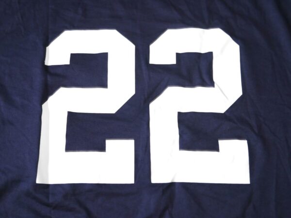 Indigo Diaz Training Worn & Signed Official Blue Atlanta Braves #22 Under Armour Heatgear XXL Shirt