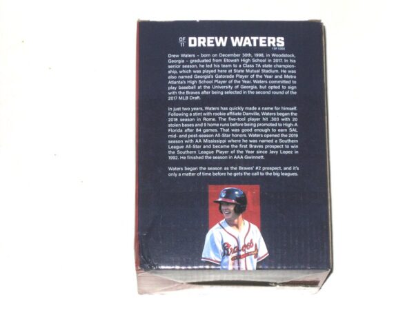 New In Box Drew Waters SGA Bobblehead Presented by International Paper!