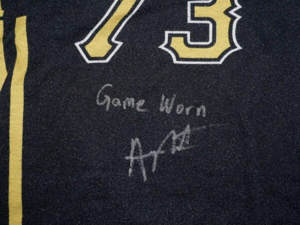 Arden Pabst Game Worn & Signed Official Pittsburgh Pirates #73 On-Field FOCO Gaiter