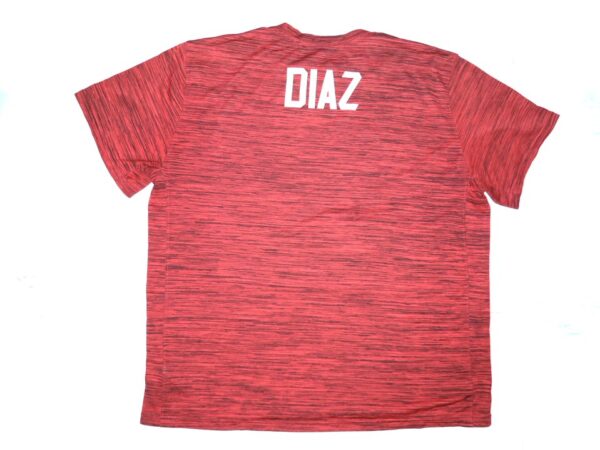 Indigo Diaz 2022 Player Issued & Signed Official Atlanta Braves Baseball DIAZ Nike Dri-Fit Shirt