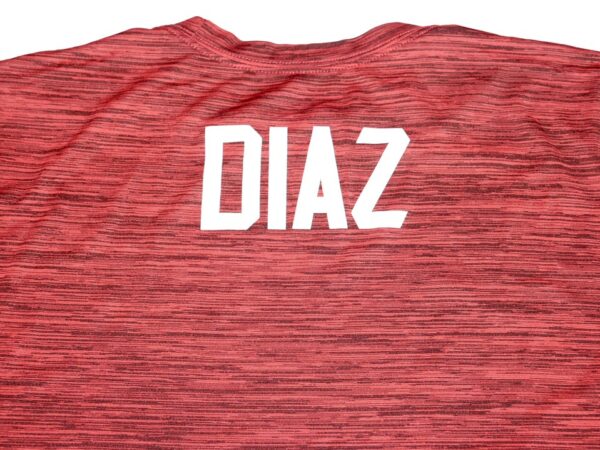 Indigo Diaz 2022 Player Issued & Signed Official Atlanta Braves Baseball DIAZ Nike Dri-Fit Shirt