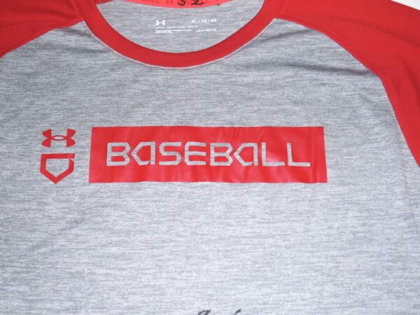 Indigo Diaz 2023 Game Worn & Signed Team Canada World Baseball Classic Under Armour XL Shirt