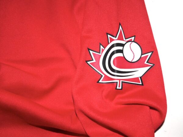 Indigo Diaz 2023 Game Worn & Signed Team Canada World Baseball Classic Under Armour XL Shirt