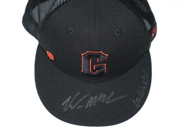 Kade McClure 2023 Spring Training Worn & Signed Official San Francisco Giants New Era 59FIFTY Hat