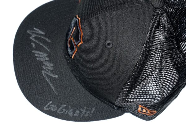 Kade McClure 2023 Spring Training Worn & Signed Official San Francisco Giants New Era 59FIFTY Hat