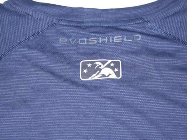 Landon Stephens Player Issued & Signed Official Mississippi Braves #18 Evoshield 2XL Shirt - Worn for Batting Practice!