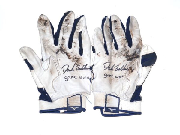 Drake Baldwin 2023 Mississippi Braves Game Worn & Signed Mizuno Batting Gloves