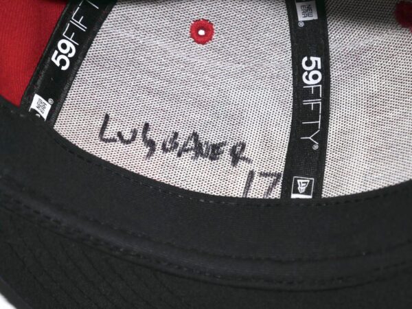 Drew Lugbauer 2023 Game Worn & Signed Official Mississippi Braves Road New Era 59FIFTY Hat