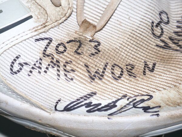 Indigo Diaz 2023 Somerset Patriots Game Worn & Signed New Balance Baseball Cleats