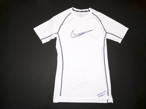 Landon Stephens 2023 Mississippi Braves Game Worn & Signed Nike Pro Dri-Fit Shirt