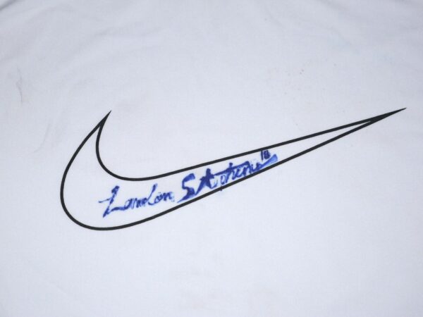 Landon Stephens 2023 Mississippi Braves Game Worn & Signed Nike Pro Dri-Fit Shirt1