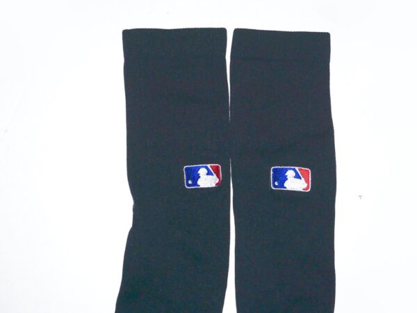 Cade Bunnell 2023 Mississippi Braves Game Worn & Signed Official Blue & Gray Stance MLB Socks