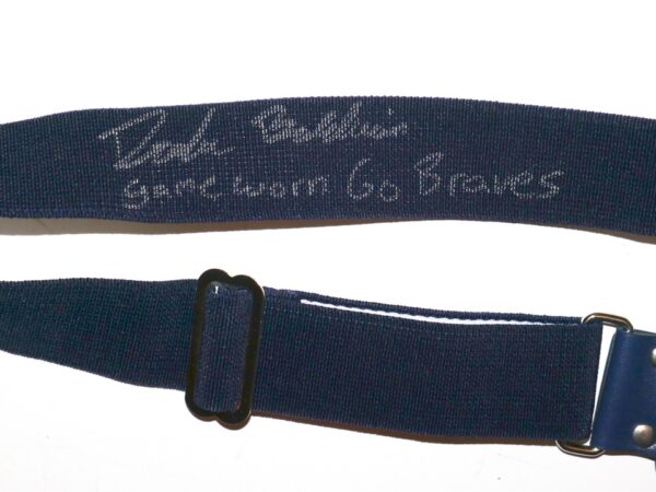 Drake Baldwin 2023 Mississippi Braves Game Worn & Signed Blue Douglas Baseball Belt