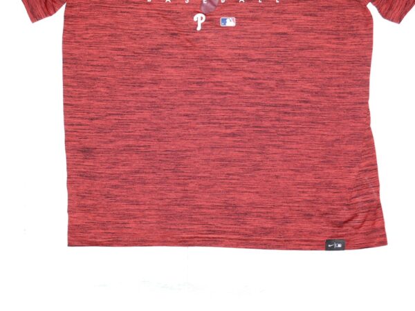 Herbert Iser 2023 Spring Training Worn Official Philadelphia Phillies Baseball "ISER" Nike XL Shirt