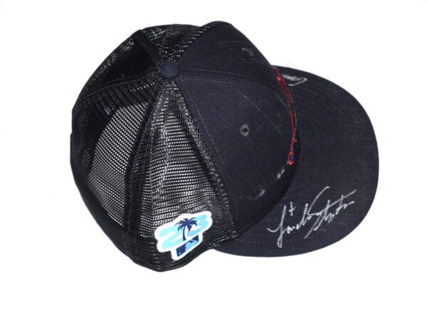 Landon Stephens Game Worn & Signed Official Atlanta Braves 2023 Spring Training New Era 59FIFTY Fitted Hat