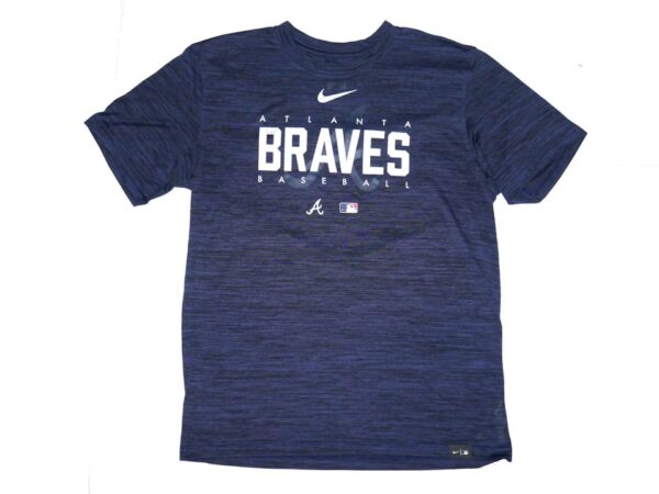 Luke Waddell Player Issued & Signed Official Atlanta Braves Baseball WADDELL #75 Nike Dri-Fit Shirt