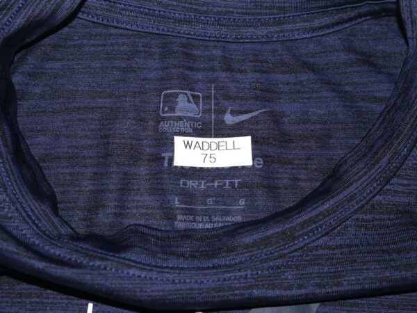 Luke Waddell Player Issued & Signed Official Atlanta Braves Baseball WADDELL #75 Nike Dri-Fit Shirt